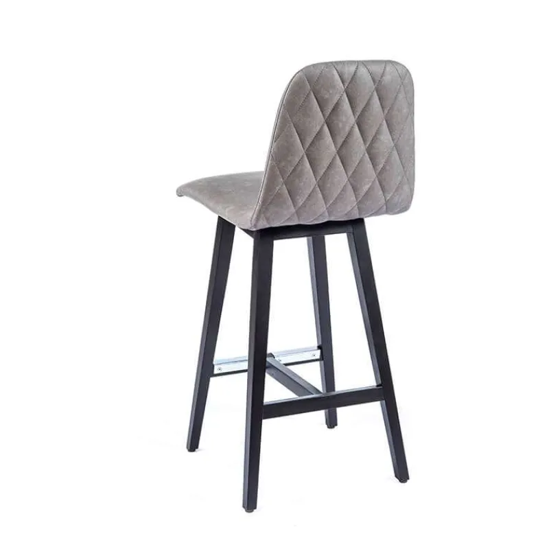 Sessio BarPandora diamant Tabouret snack scandinave avec pieds en bois* Tabouret Snack (assise +/- 65 Cm)|Tabouret De Bar (assise +/- 80 Cm)