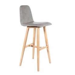 Sessio BarPandora diamant Tabouret de bar scandinave avec pieds en bois* Tabouret De Bar (assise +/- 80 Cm)