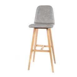Sessio BarPandora diamant Tabouret de bar scandinave avec pieds en bois* Tabouret De Bar (assise +/- 80 Cm)