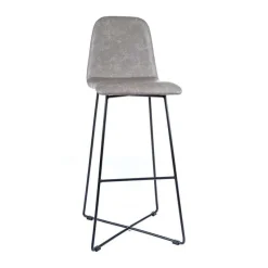 Sessio BarPandora diamant Tabouret de bar design scandinave avec pieds filaires noirs* Tabouret De Bar (assise +/- 80 Cm)