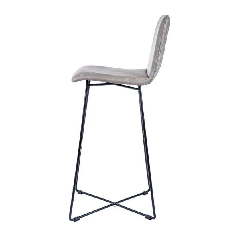 Sessio BarPandora diamant Tabouret de bar design scandinave avec pieds filaires noirs* Tabouret De Bar (assise +/- 80 Cm)