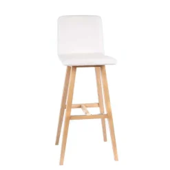 Sessio BarPlaza diamant Tabouret de bar scandinave avec pieds en bois* Tabouret De Bar (assise +/- 80 Cm)