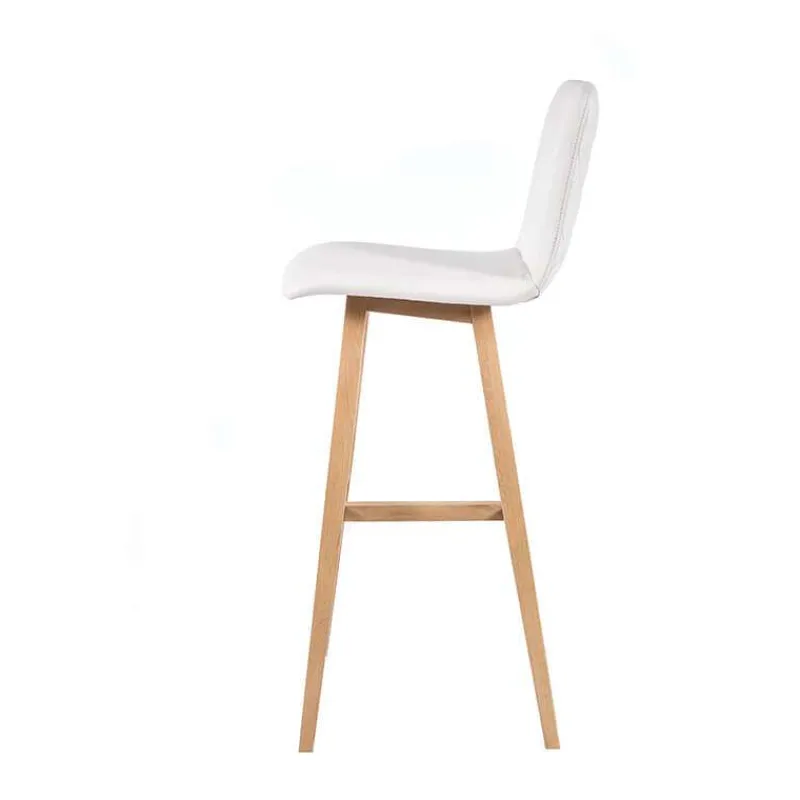 Sessio BarPlaza diamant Tabouret de bar scandinave avec pieds en bois* Tabouret De Bar (assise +/- 80 Cm)