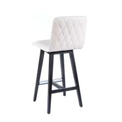 Sessio BarPlaza diamant Tabouret snack style scandinave avec pieds en bois* Tabouret Snack (assise +/- 65 Cm)|Tabouret De Bar (assise +/- 80 Cm)