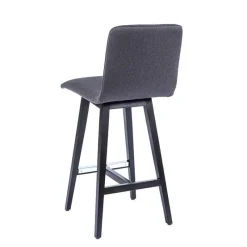 Sessio BarPlaza Tabouret snack style scandinave en tissu et pieds bois* Tabouret Snack (assise +/- 65 Cm)|Tabouret De Bar (assise +/- 80 Cm)