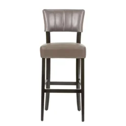 Sessio BarSteffi 2 Tabouret snack matelassé en bois et synthétique* Tabouret Snack (assise +/- 65 Cm)|Tabouret De Bar (assise +/- 80 Cm)