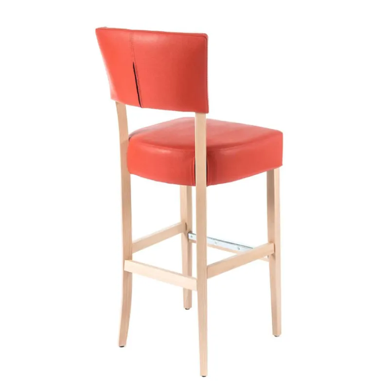 Sessio BarSteffi 2 Tabouret snack matelassé en bois et synthétique* Tabouret Snack (assise +/- 65 Cm)|Tabouret De Bar (assise +/- 80 Cm)