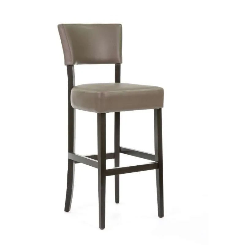Sessio BarSteffi Tabouret de bar en bois et synthétique* Tabouret De Bar (assise +/- 80 Cm)