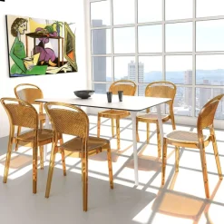 Bee Chaise moderne en polycarbonate* Chaise De Cuisine|Chaise De Salle à Manger