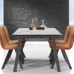 Mobliberica Benidorm Moblibérica® Table moderne en céramique* Table De Salle à Manger