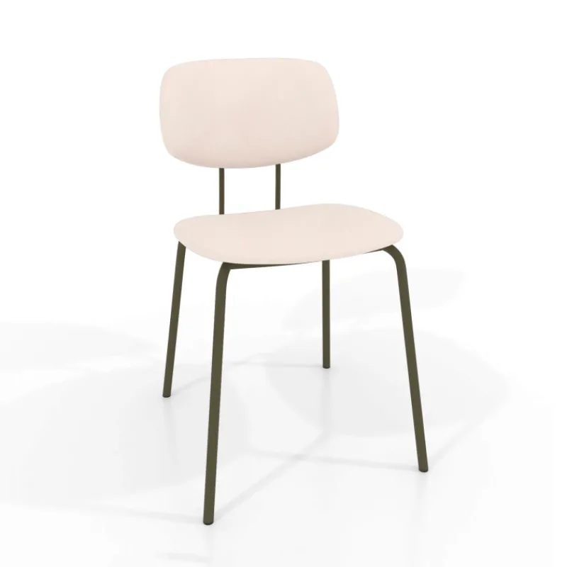 Perfecta Bistro Chaise inspiration vintage en simili avec pieds en métal* Chaise De Cuisine|Chaise De Salle à Manger