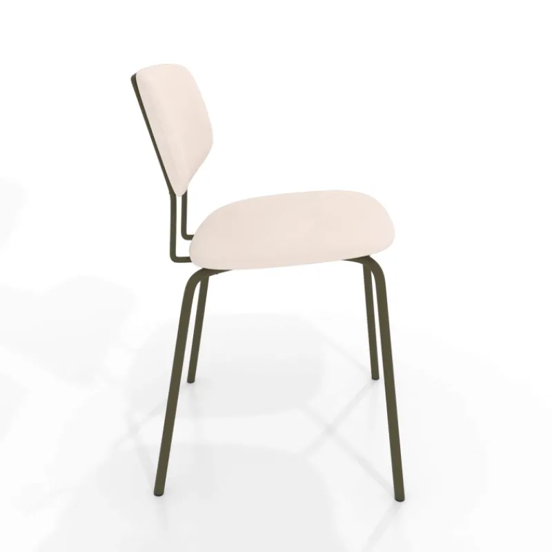 Perfecta Bistro Chaise inspiration vintage en simili avec pieds en métal* Chaise De Cuisine|Chaise De Salle à Manger