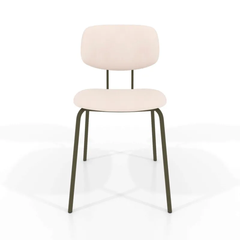 Perfecta Bistro Chaise inspiration vintage en simili avec pieds en métal* Chaise De Cuisine|Chaise De Salle à Manger