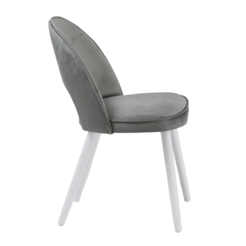 Sessio Bistrot Chaise cosy avec dossier ajouré en tissu et pieds bois* Chaise De Salle à Manger|Chaise Salon