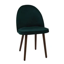 Sessio Bistrot Chaise cosy en tissu avec pieds en bois* Chaise Pour Chambre|Chaise De Salle à Manger