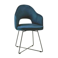 Sessio Bistrot Fauteuil design en tissu avec dossier ajouré* Chaise De Salle à Manger|Chaise Salon