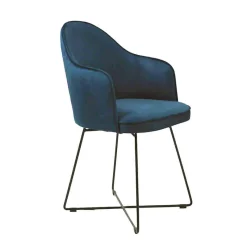 Sessio Bistrot Fauteuil design en tissu avec dossier ajouré* Chaise De Salle à Manger|Chaise Salon
