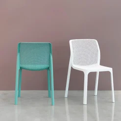 Bit Chaise moderne empilable en polypropylène* Chaise De Cuisine