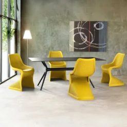 Bloom Chaise design ajourée en polypropylène* Chaise De Cuisine|Chaise De Salle à Manger