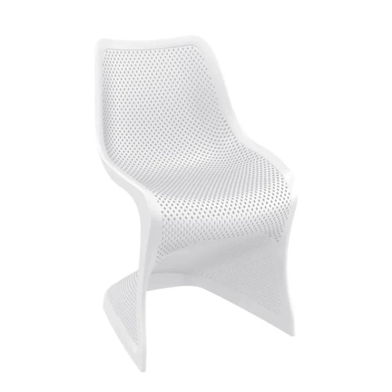Bloom Chaise design ajourée en polypropylène* Chaise De Cuisine|Chaise De Salle à Manger