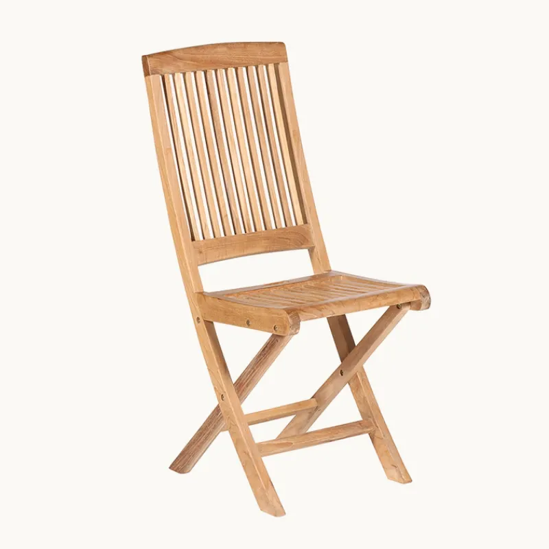 Medicis BodiniChaise de jardin pliante en teck massif* Chaise De Jardin