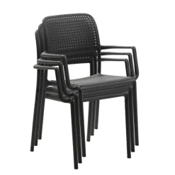 Bora Fauteuil empilable en polypropylène* Chaise De Cuisine|Chaise De Salle à Manger