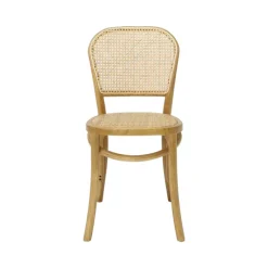 BrasserieChaise bistrot en bois et cannage* Chaise De Cuisine|Chaise De Salle à Manger