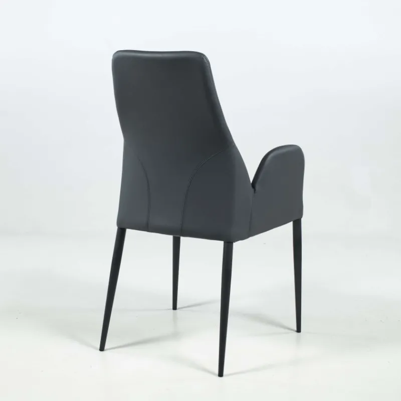 Europea Bridge Mathilde Fauteuil moderne en synthétique et métal fabriqué en Italie* Chaise De Salle à Manger|Chaise De Cuisine