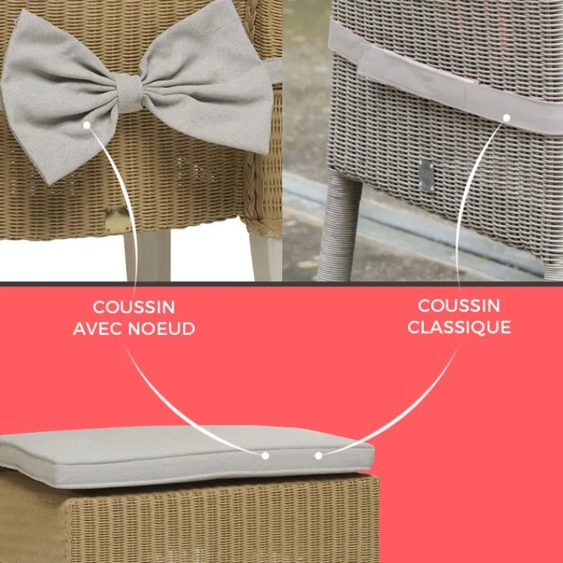 Kok BridgetChaise en loom tressé* Chaise De Salle à Manger