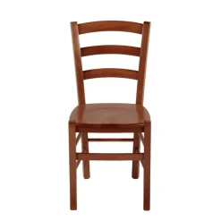 Brocéliande Chaise de cuisine rustique en bois massif avec assise bois* Chaise De Cuisine