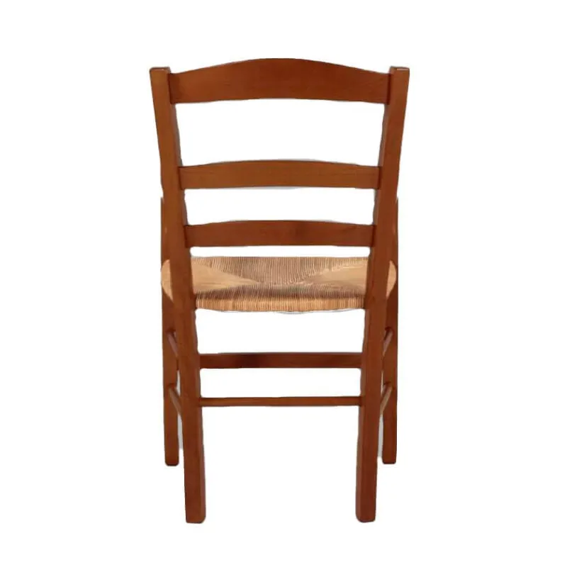Brocéliande Fauteuil en bois rustique et paille* Chaise De Cuisine|Chaise De Salle à Manger