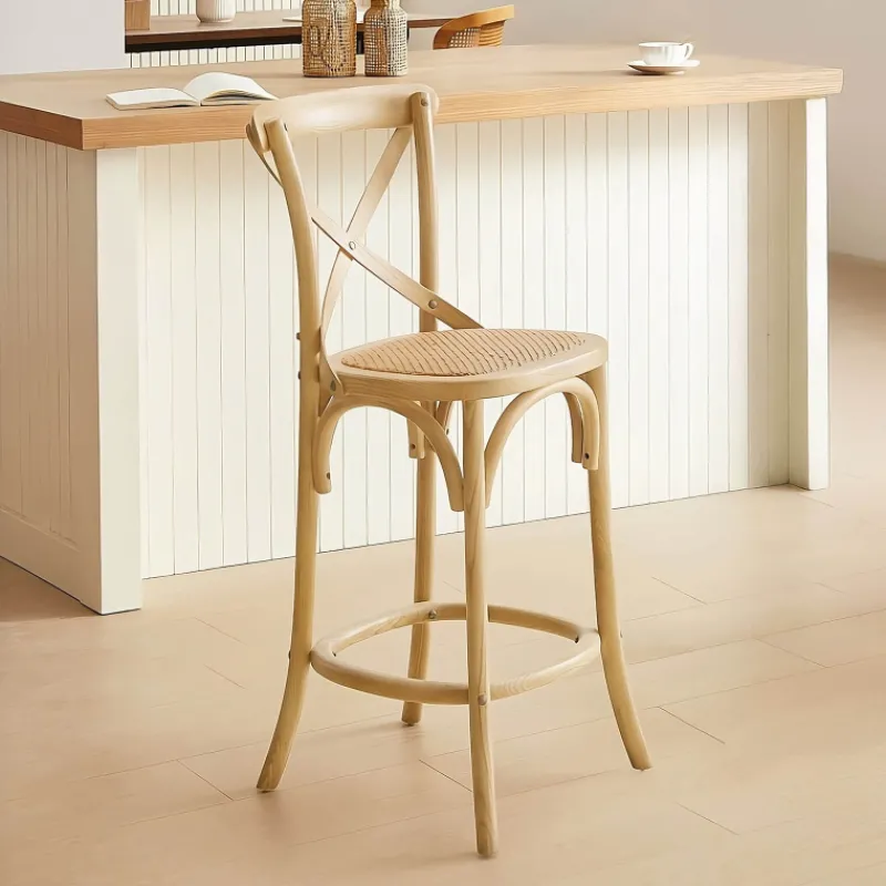 CabaretTabouret snack style bistrot en bois* Tabouret Snack (assise +/- 65 Cm)|Tabouret De Bar (assise +/- 80 Cm)