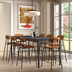 Perfecta Cabrio Table snack rectangulaire extensible en stratifié fabriquée en Belgique* Table De Salle à Manger