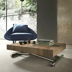 Altacom Calypso Table relevable design avec rallonges fabrication italienne* Table De Salle à Manger|Table De Salon