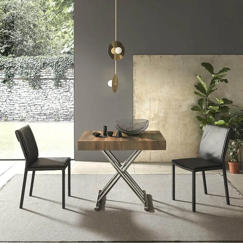 Altacom Calypso Table relevable design avec rallonges fabrication italienne* Table De Salle à Manger|Table De Salon
