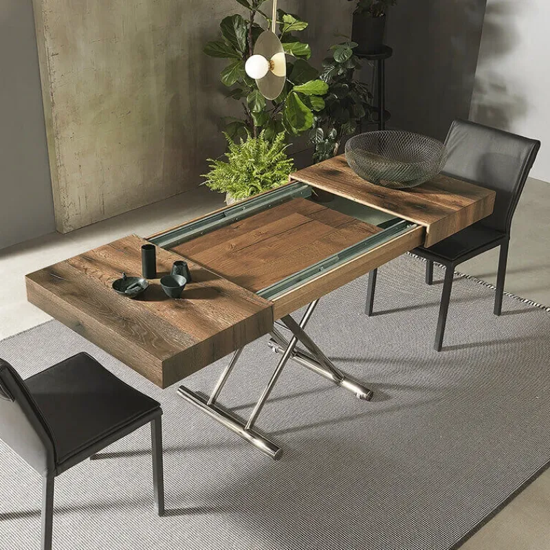 Altacom Calypso Table relevable design avec rallonges fabrication italienne* Table De Salle à Manger|Table De Salon