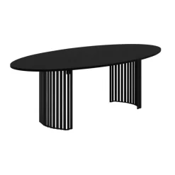 Perfecta Canvas Grande table design ovale avec pieds ajourés* Table De Salle à Manger