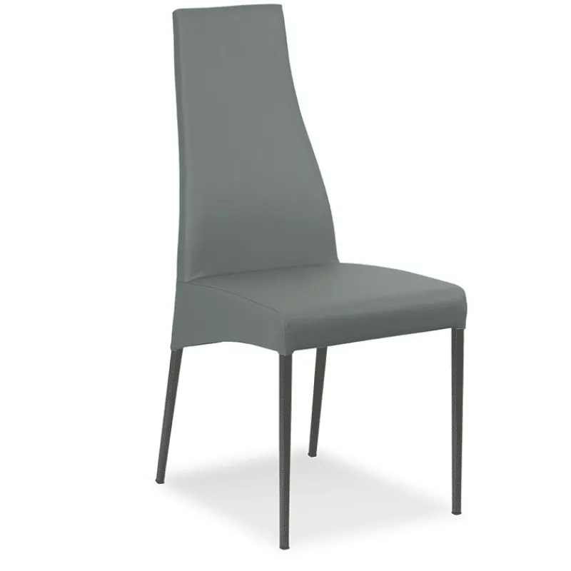 Airnova Carla Chaise en cuir de salle à manger italienne* Chaise De Salle à Manger