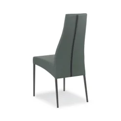Airnova Carla Chaise en cuir de salle à manger italienne* Chaise De Salle à Manger