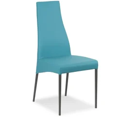 Airnova Carla Chaise en cuir de salle à manger italienne* Chaise De Salle à Manger