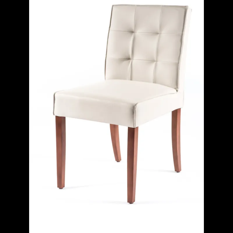 Sessio Carpe 2 Chaise matelassée en synthétique et bois* Chaise De Cuisine|Chaise De Salle à Manger