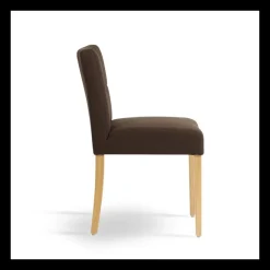 Mobitec Carré ® Chaise rembourrée en bois et tissu* Chaise De Salle à Manger|Chaise Salon