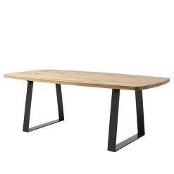 Corom export Carte Table tonneau industrielle avec pieds traîneau* Table De Salle à Manger