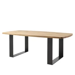 Corom export Carte Table tonneau industrielle avec pieds traîneau* Table De Salle à Manger