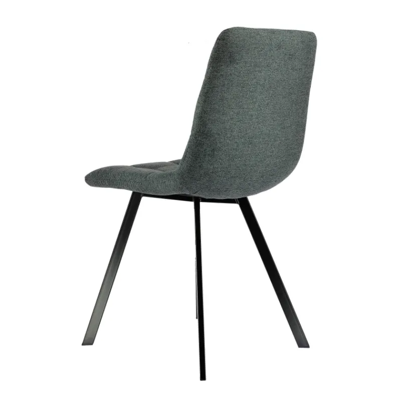 CarviChaise moderne matelassée en tissu avec pied en métal* Chaise Salon|Chaise Pour Chambre