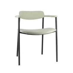 Perfecta Cassis Fauteuil moderne en tissu avec accoudoirs et pieds en métal* Chaise De Salle à Manger|Fauteuil De Salon