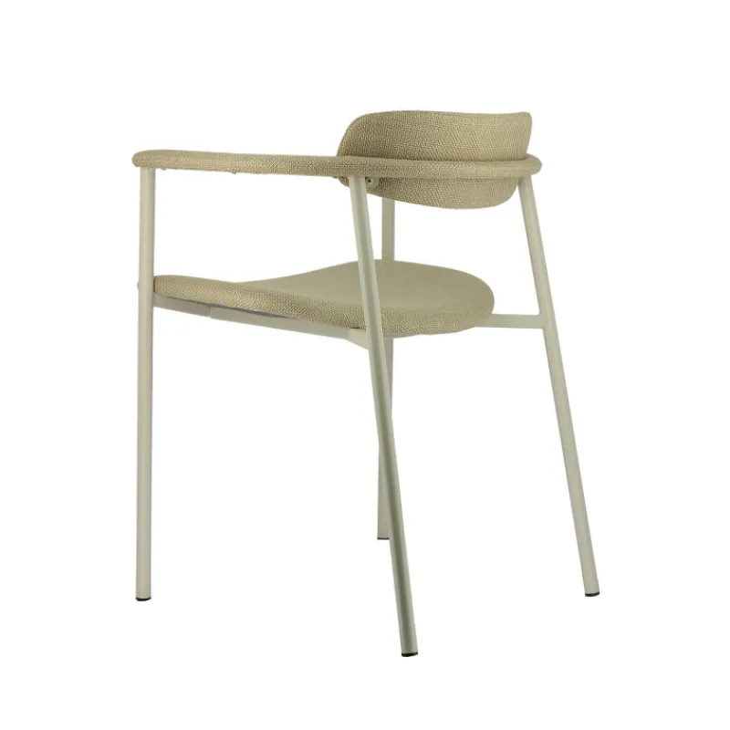 Perfecta Cassis Fauteuil moderne en tissu avec accoudoirs et pieds en métal* Chaise De Salle à Manger|Fauteuil De Salon