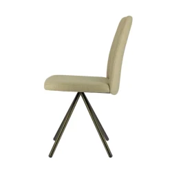 Perfecta Charentes Chaise moderne en tissu et pieds métal* Chaise De Salle à Manger