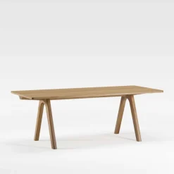 Dasras Chevron Table de designer en bois* Table De Salle à Manger