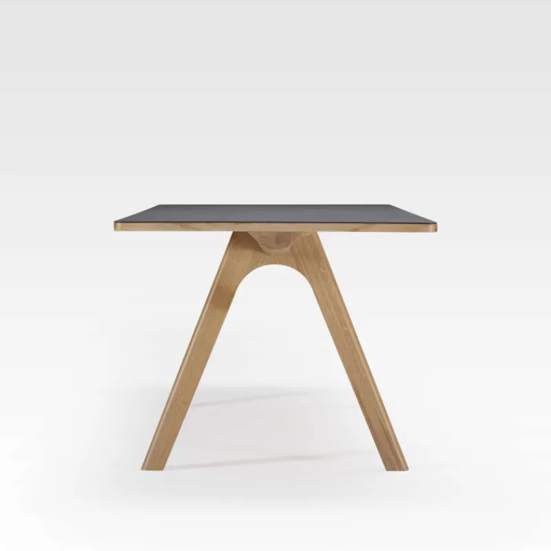 Dasras Chevron Table de designer en céramique et bois* Table De Salle à Manger